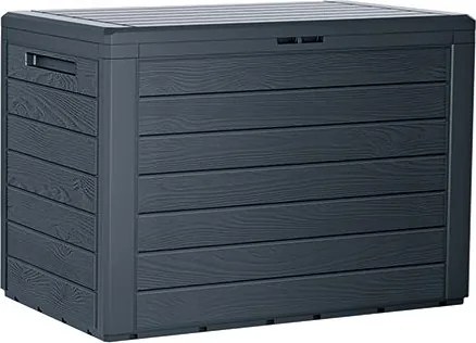 Záhradný box WOODEBOX 190 l - antracit 78 cm PRMBWL190-S433