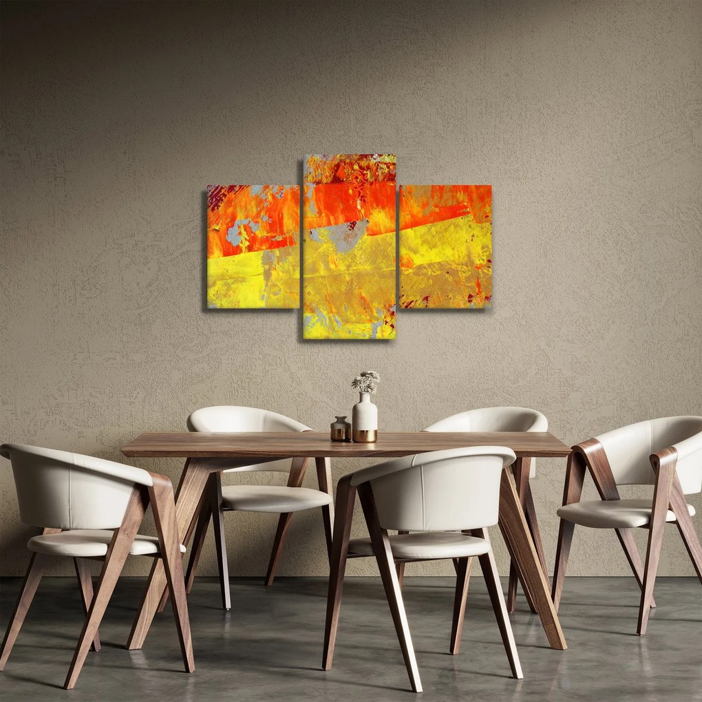 Obraz abstrakcie - maľba (90x60 cm)