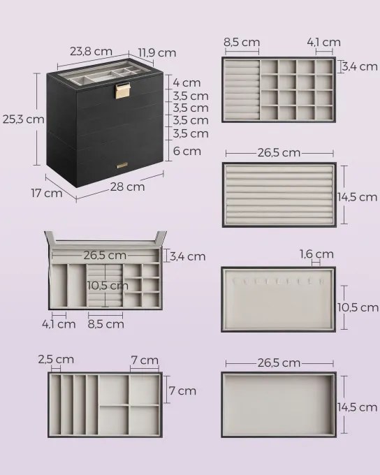 Šperkovnica JBC195B01