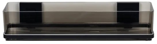 WENKO 71446800 - Polička VACUUM-LOC QUADRO ED 38,5x14,5 cm čierna