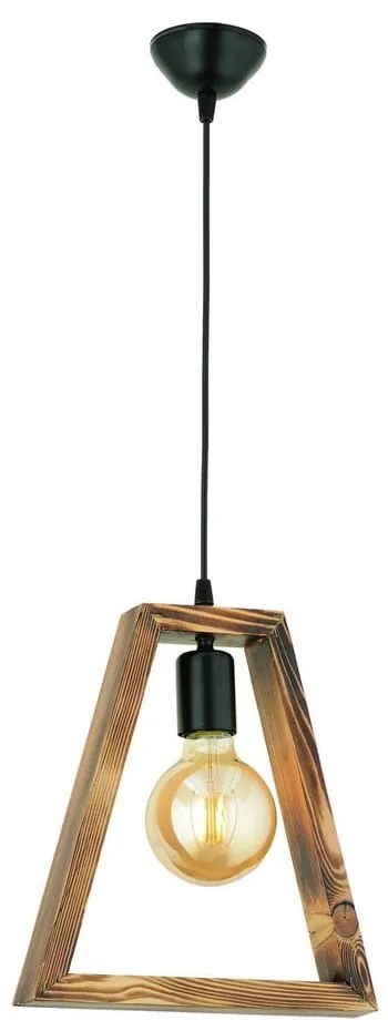 Závesné svietidlo z hrabového dreva Geometrik Triangle