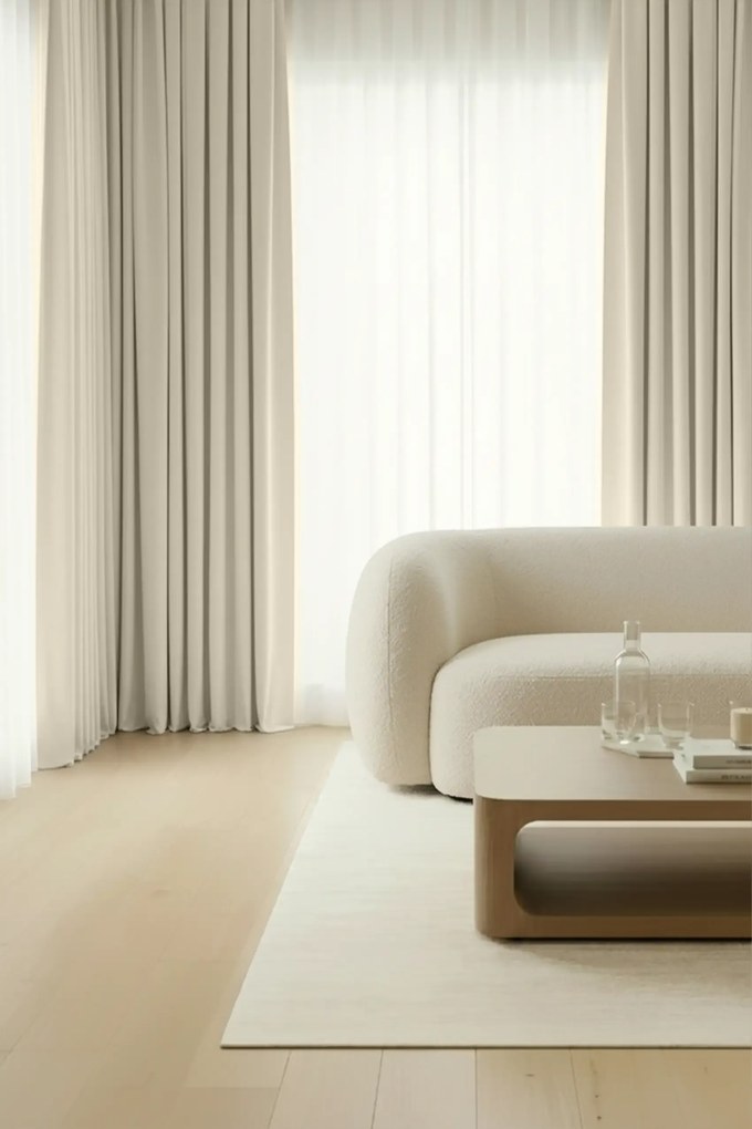 Velúrový záves SOFT VELVET krémový 140x250 cm