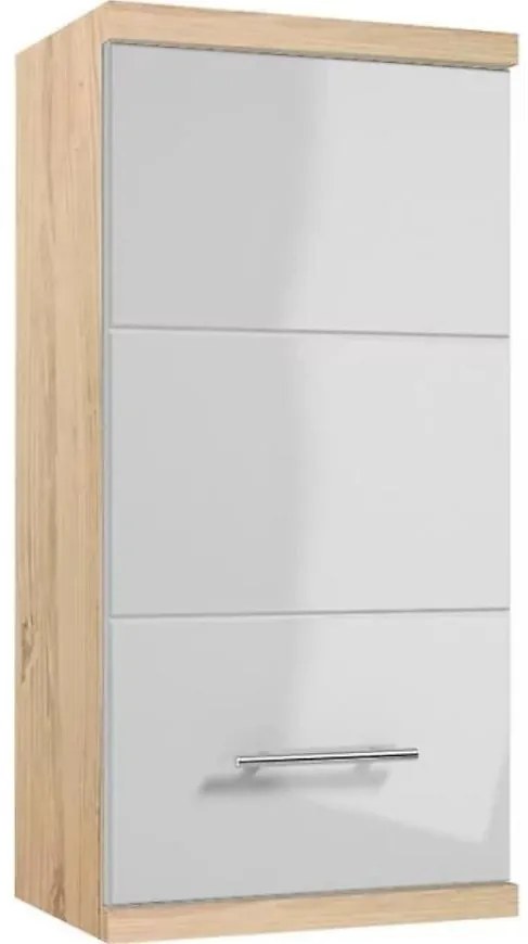 Závesná kúpeľňová skrinka Bari A35 1D0S dub sonoma