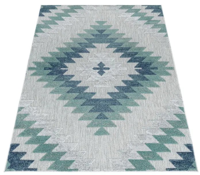 Ayyildiz, Kusový koberec Bahama 5154 Blue – na von aj na doma, 80x250, modrá, chodba / predsieň