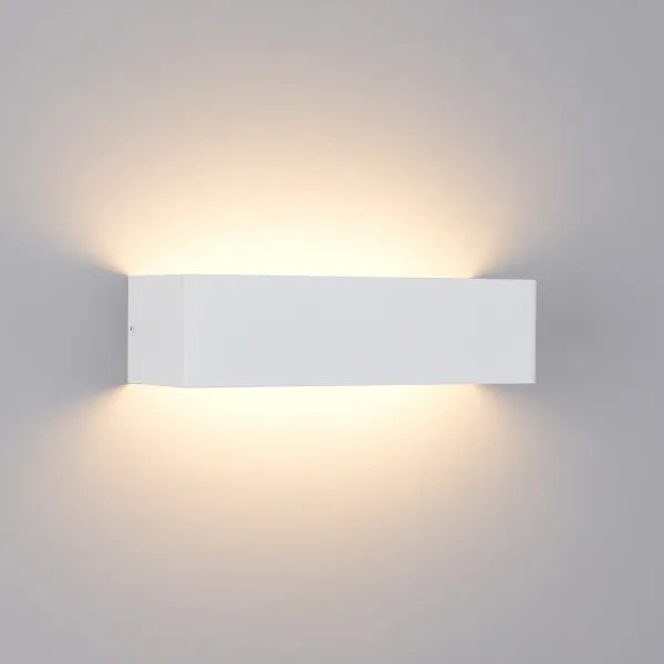 Brilagi - LED vonkajšie nástenné svietidlo DONNANI LED/12W/230V 30 cm biela IP44