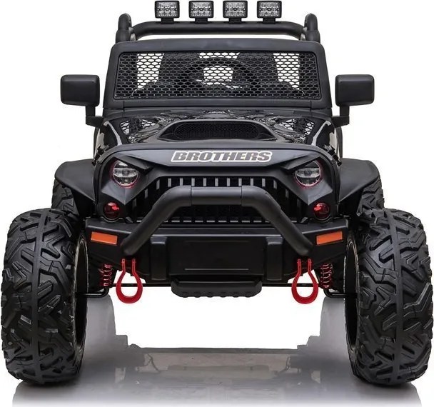 LEAN CARS Jeep JC666 batéria auto čierna lakovaná
