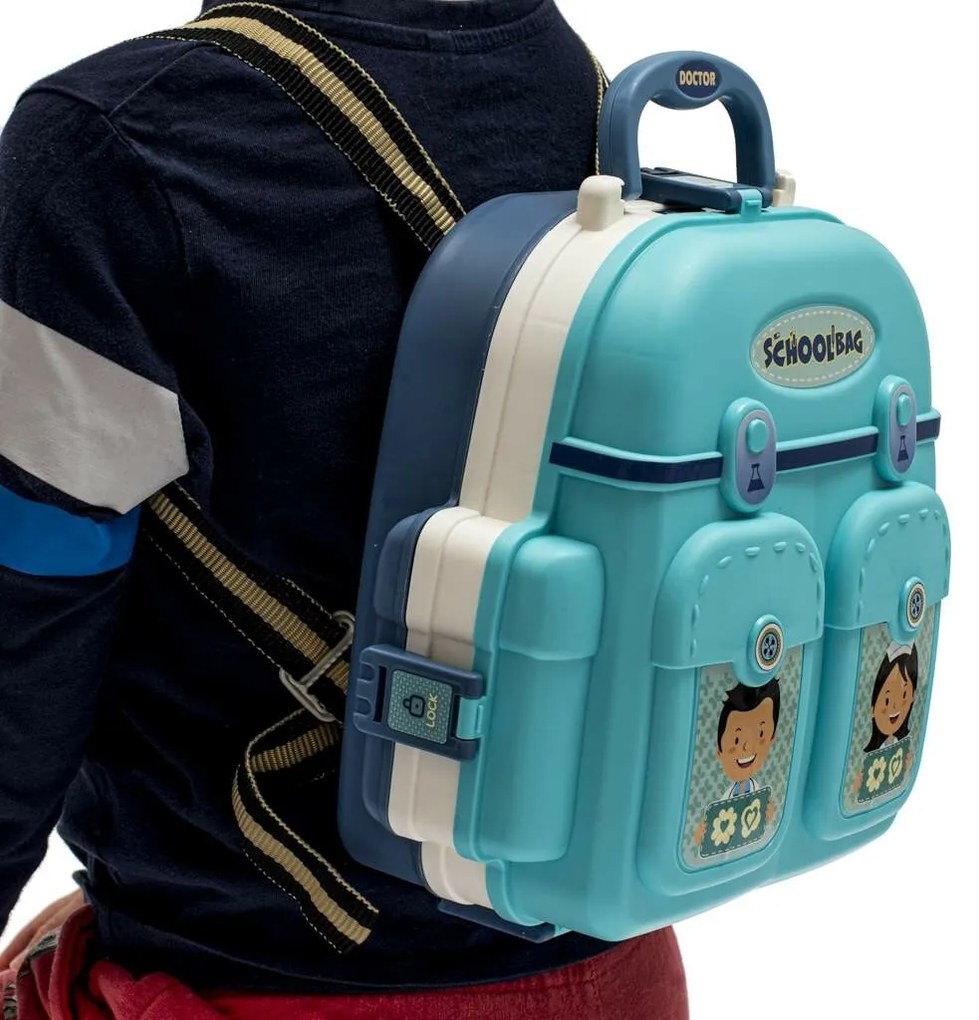 Baby Mix Detský lekársky set v batohu 3v1, 40 x 32 x 40,5 cm