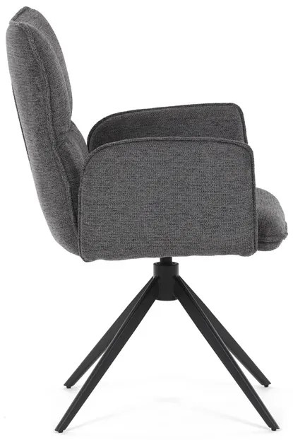 Autronic BONTEC Jedálenská stolička, sivá, látka, DCH-D1328 GREY2 Farba: Šedá