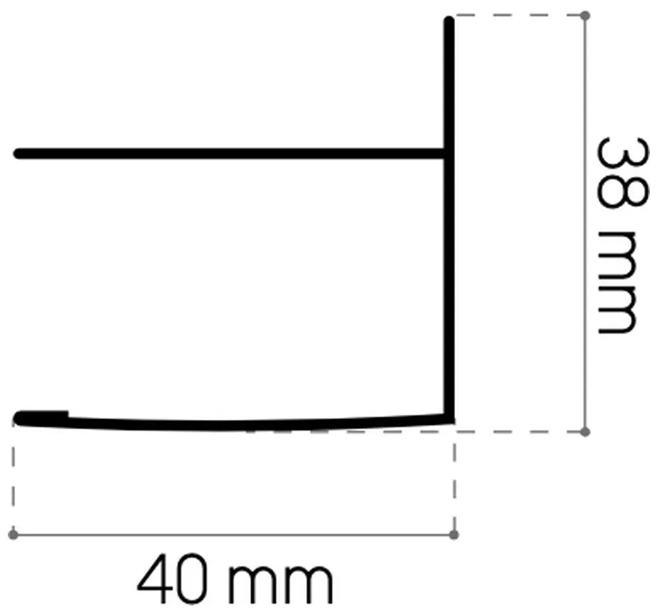 Glass 1989 Isy - Sprchový kút posuvné dvere do niky alebo v kombinácii s bočnou stenou, veľkosť 110 cm, profily chrómové, číre sklo,…