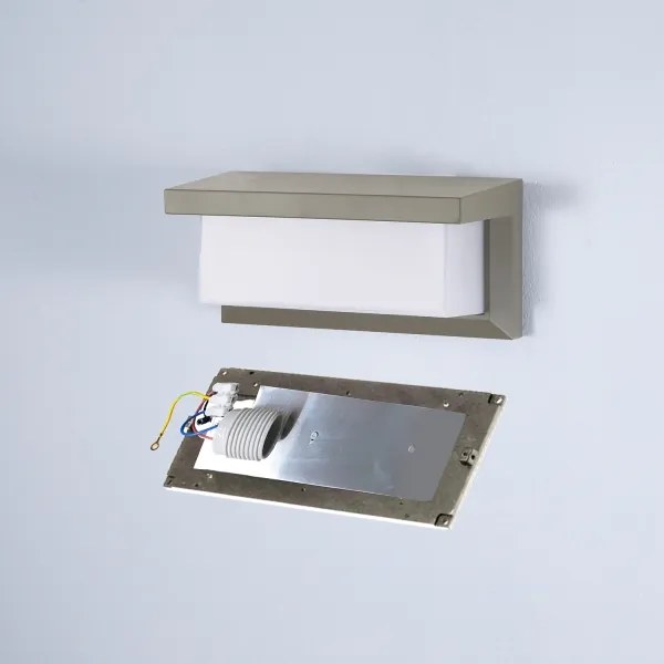 Brilagi - LED RGBW Vonkajšie nástenné svietidlo BRICKY 1xE27/9W/230V sivá IP54