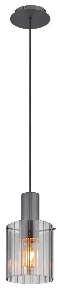 Globo 15904HS - Luster na lanku TULIVAR 1xE27/40W/230V pr. 18 cm šedá