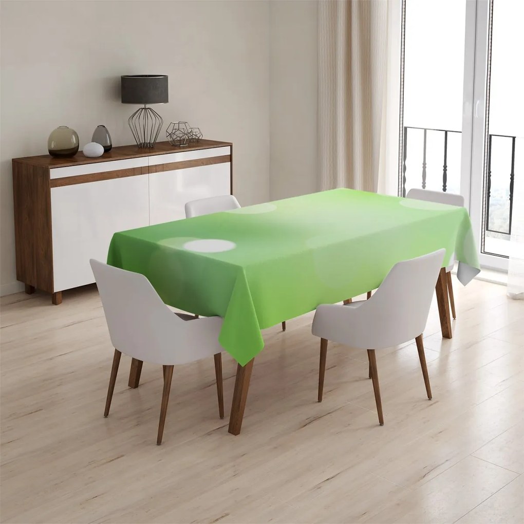 Sablio Obrus Zelená abstrakcia 2 - 90x90 cm