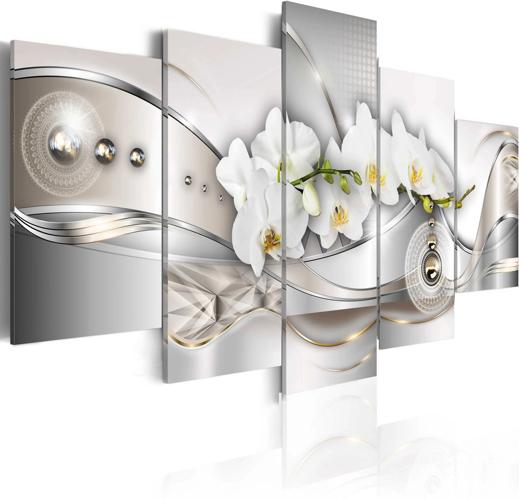Obraz - Pearl Dance of Orchids 100x50