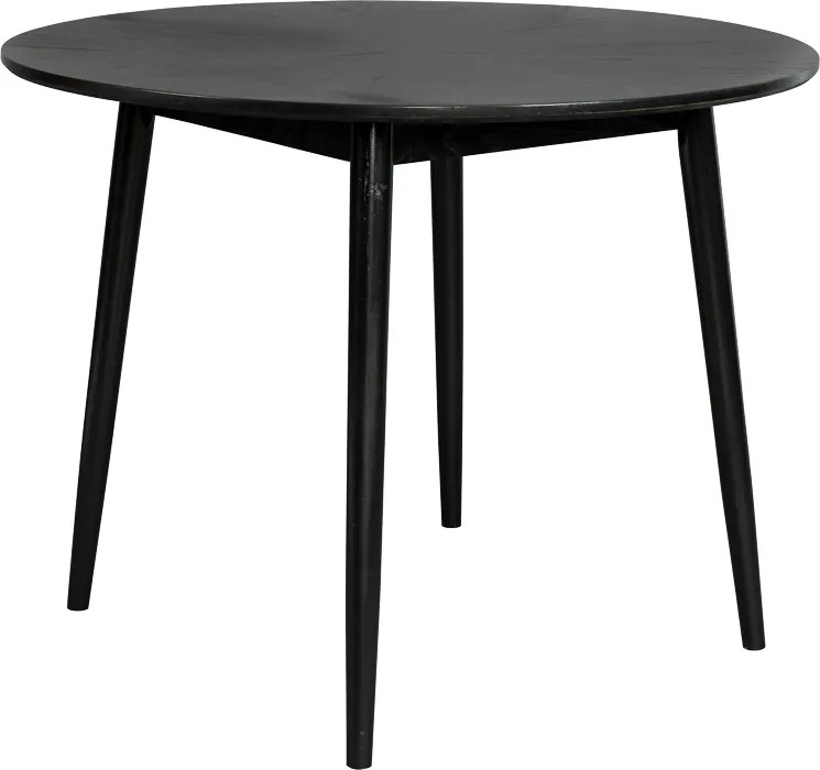 WL-Living Fabio okruhlý jedálenský stôl - Čierna, 120 cm