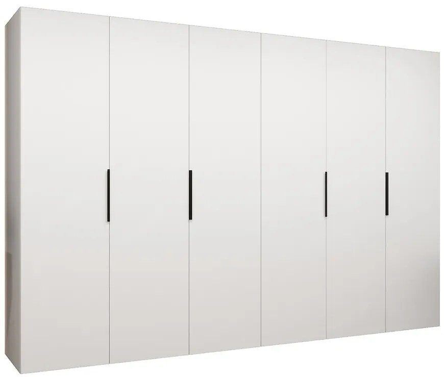 Skriňa Marbella I 300 biela/čierna