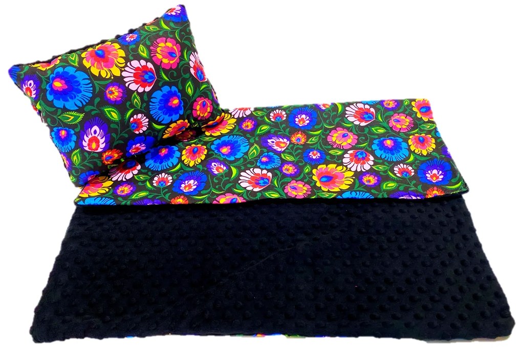 INTERMEDIC SK Set Intermedic do kočíka Folk čierna 70x60/20x30 cm