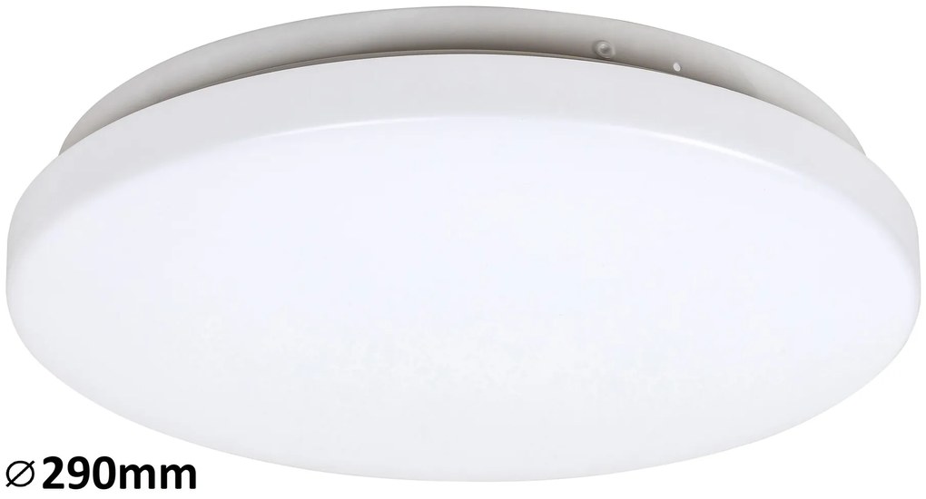 Rabalux LED stropné svietidlo Rob 1x20W | 1400lm | 3000K - priemer 29cm, biela