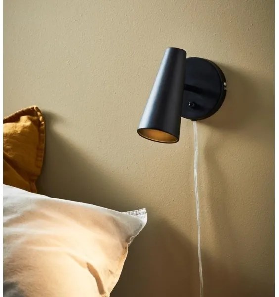 Markslöjd 108200 - Nástenné bodové svietidlo CREST 1xGU10/7W/230V čierna