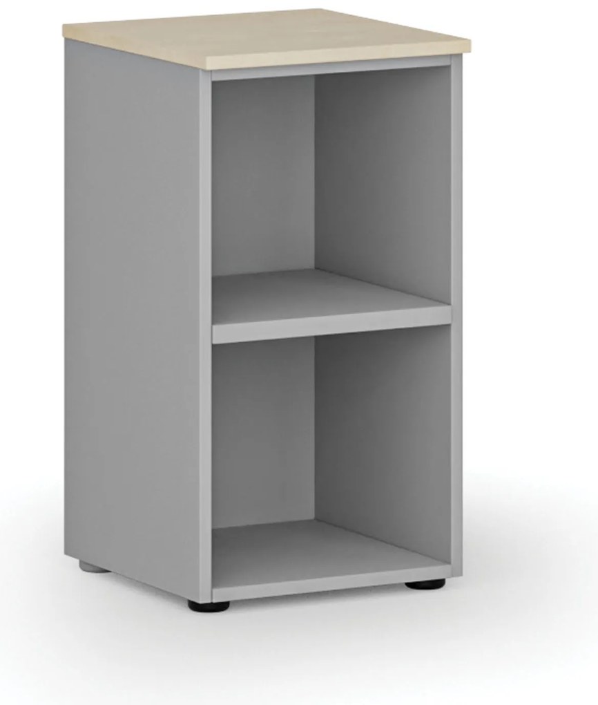 Kancelársky regál PRIMO GRAY, 400 x 420 x 740 mm, sivá/breza