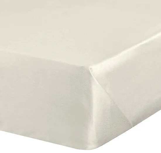 SATÉNOVÉ PRESTIERADLO DINA 220X210 CM KRÉMOVÁ