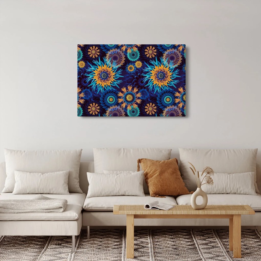 Obraz - 3D kvety (90x60 cm)