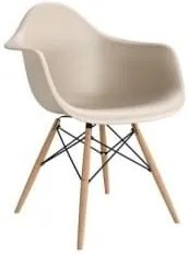 Designová židle DAW, béžová (Buk) S42267 CULTY +