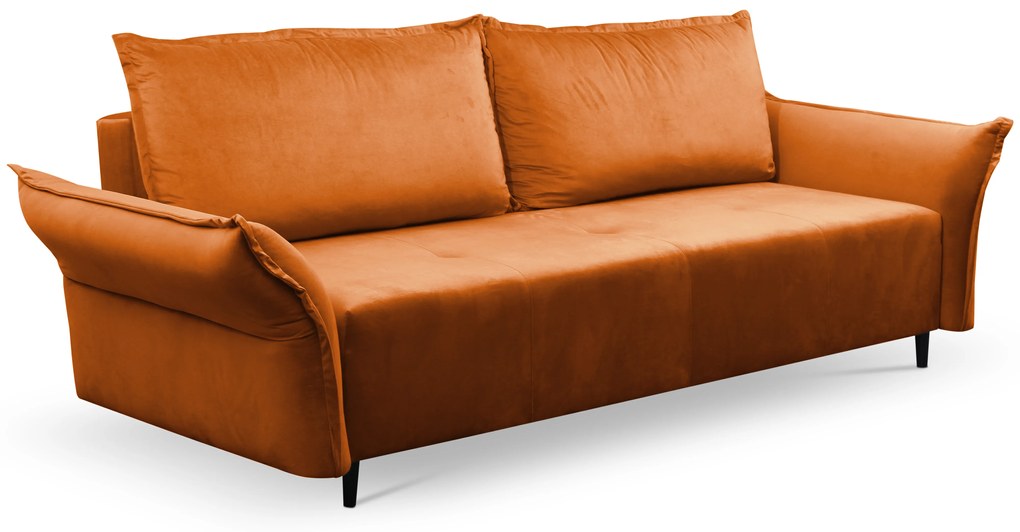 Pohovka dvojsedačka Naples Sofa (oranžová). Vlastná spoľahlivá doprava až k Vám domov. 1041185