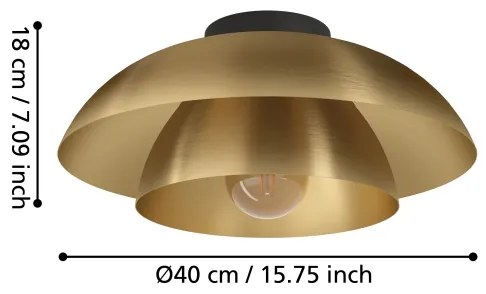 Eglo 900848 - Stropné svietidlo CENCIARA 1xE27/40W/230V