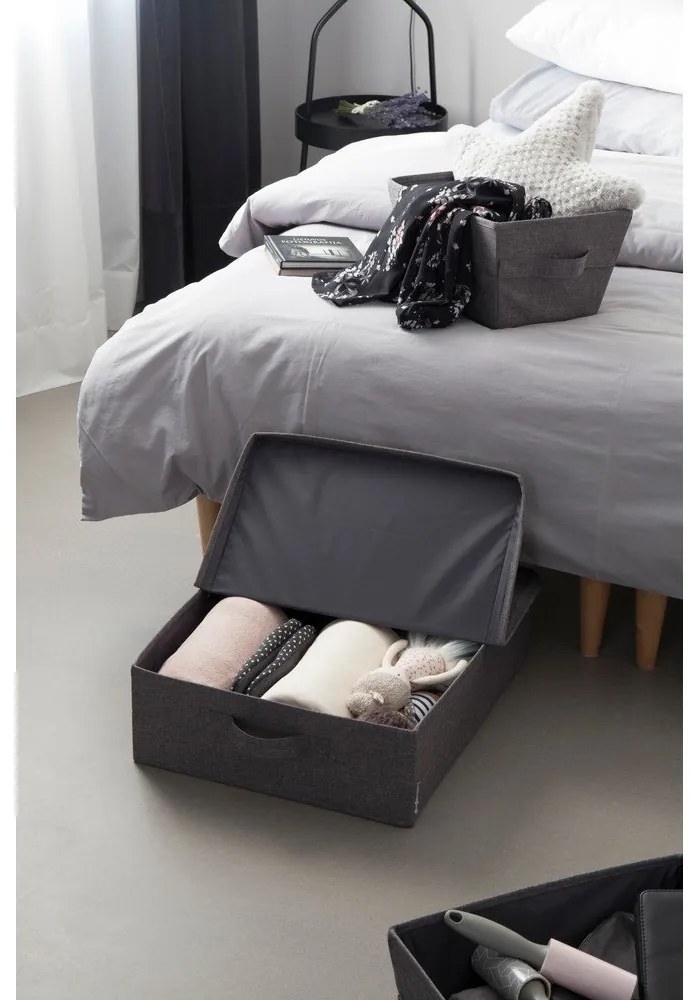 Sivá úložná škatuľa Bigso Box of Sweden Underbed