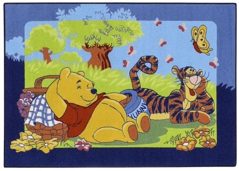 Koberce Breno Kusový koberec WINNIE W43 - Winnies Picnic, viacfarebná,95 x 133 cm