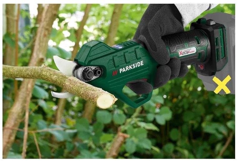 Parkside® Aku nožnice na konáre Paas 20-Li B1 + Akumulátor 20 V/2 Ah PAP 20 B1 + Nabíjačka 20 V/2,4 A PLG 20 C1 (800011959)