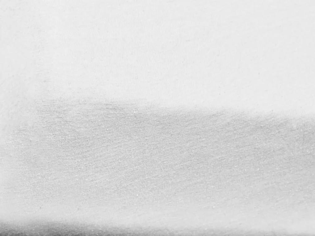 Jersey plachta do detskej postieľky biela 70x140 cm