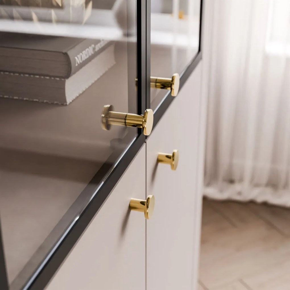 VITRÍNA LANDRY 3 KAŠMÍR LED 112 x 153 cm