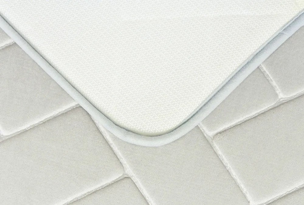 Protišmyková kúpeľňová predložka 3D 7288 sand, 50x40, šedá, kúpeľňa, BO-MA