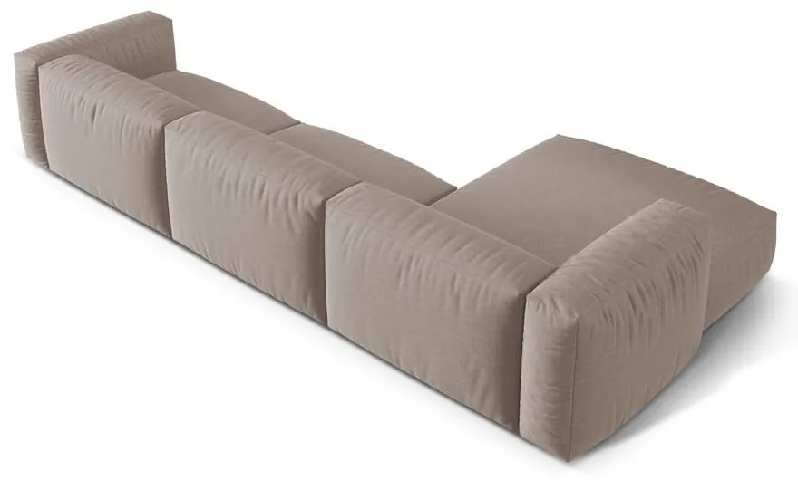 Béžová modulárna rohová pohovka (ľavý roh) Martina – Micadoni Home