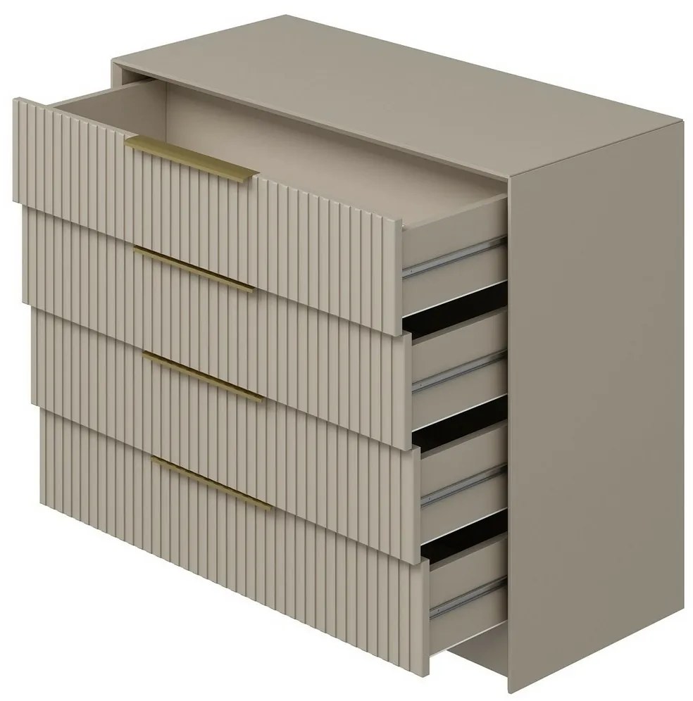 Komoda so zrkadlom Kale Beige