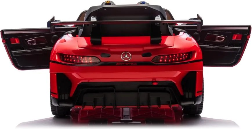 LEAN CARS Elektrické autíčko Mercedes AMG GT3, červené
