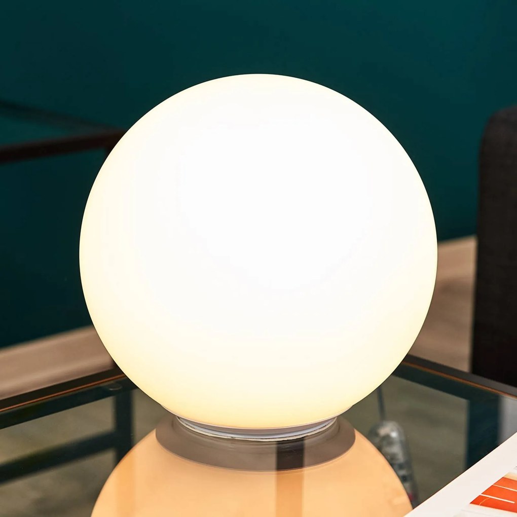 Stolná lampa Artemide Dioscuri guľovitý tvar 25 cm