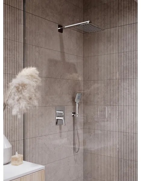 Novaservis - Sprchová sada s podomietkovou batériou METALIA ECO lesklý chróm