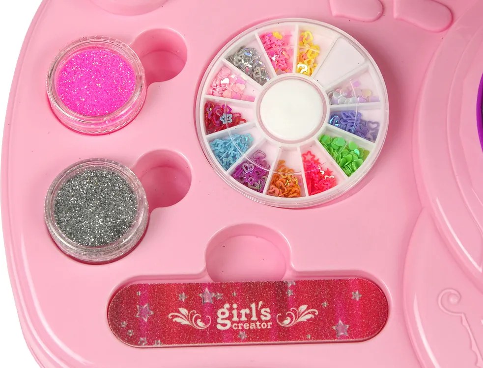 LEAN Toys Sada lakov na nechty Nail Glitter Lamp Stickers