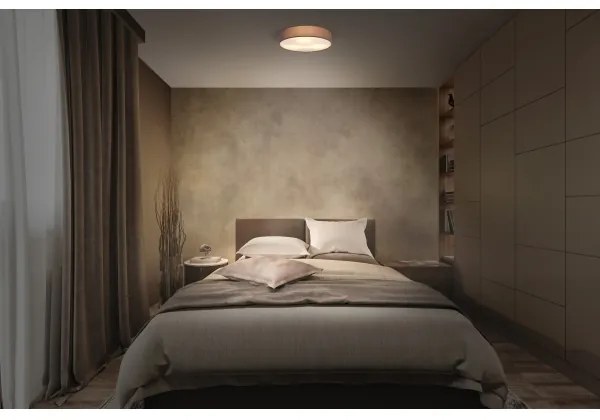 Osram - Stropné svietidlo ORBIS PARIS 1xE27/25W/230V pr. 30 cm hnedé