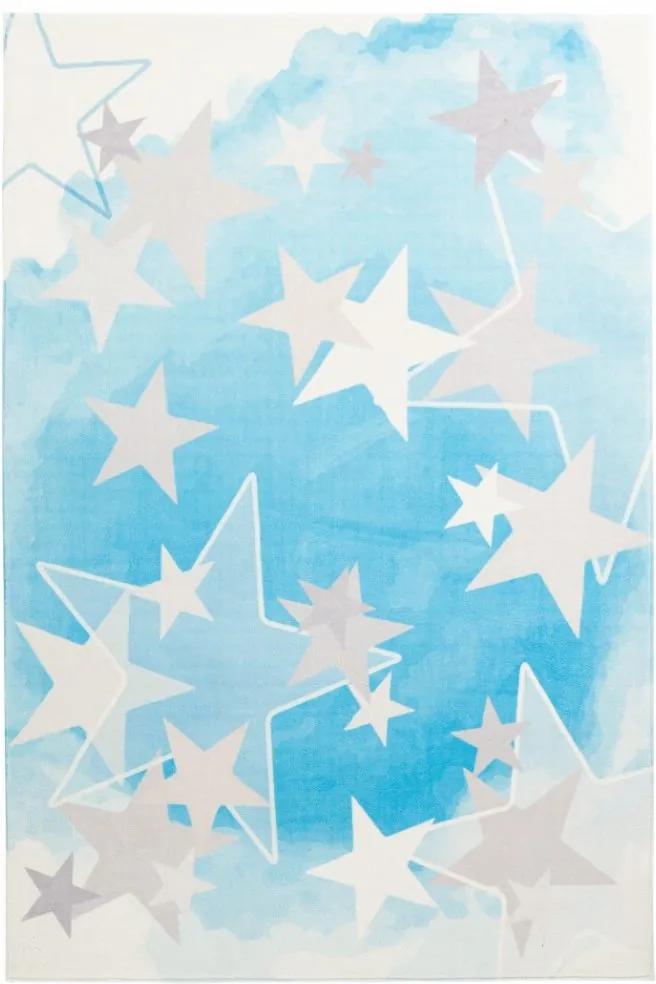 Obsession koberce AKCE: 120x170 cm Dětský kusový koberec Stars 410 blue - 120x170 cm