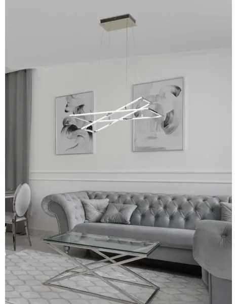 LED Luster na lanku KSEROS LED/35W/230V