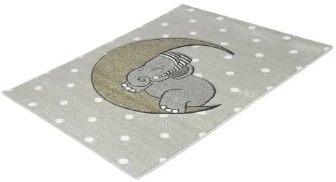 Koberce Breno Kusový koberec VEGAS KIDS 04/ESE, sivá, viacfarebná,120 x 170 cm