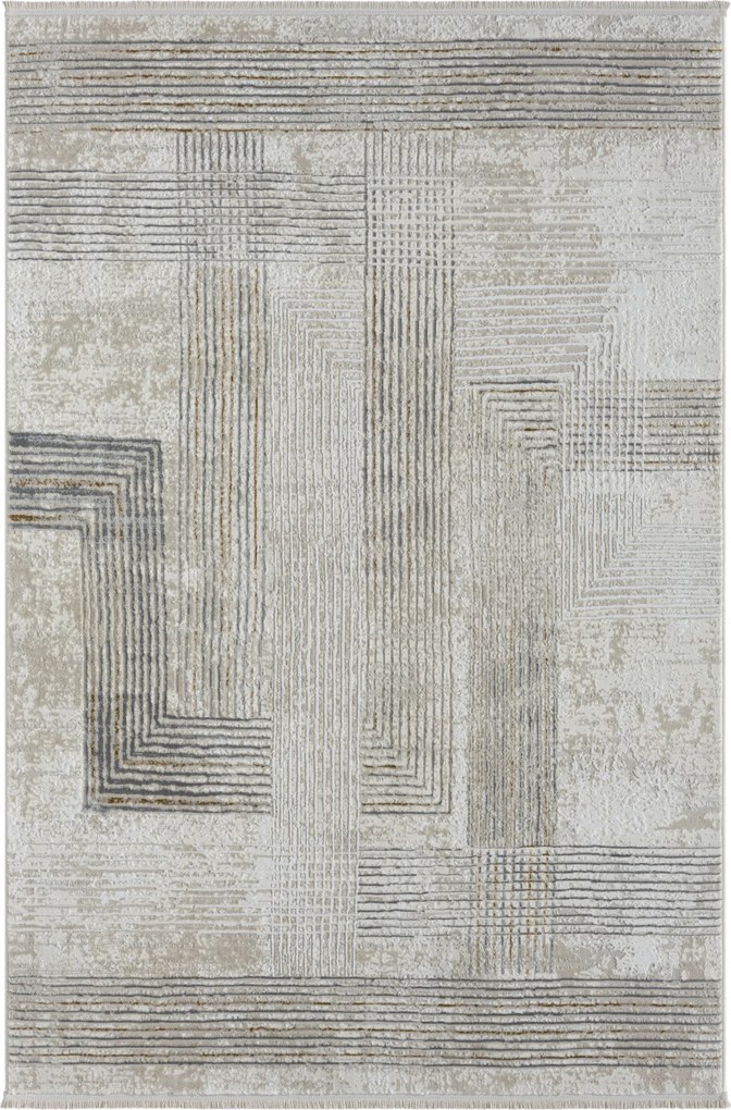 My Flair, Kusový koberec My Way creme, 80x150, šedá, chodba / predsieň