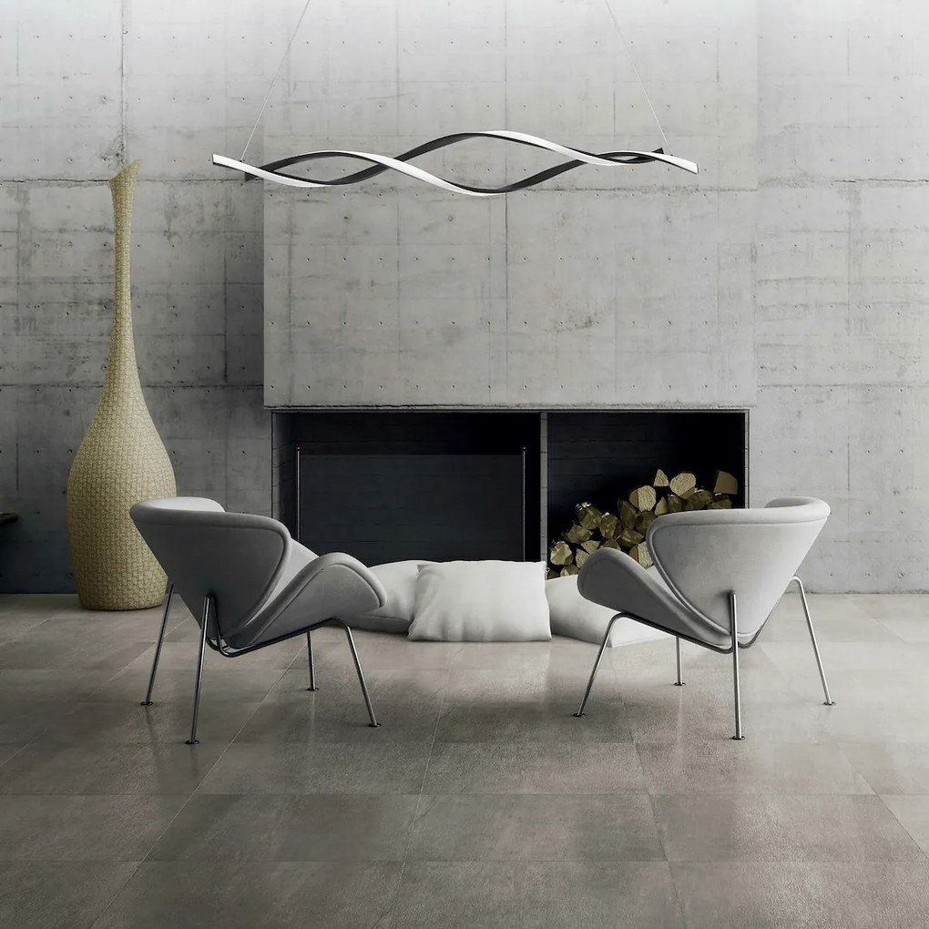 Závesné LED svietidlo Grant, 2x LED 38w, 4000k, b