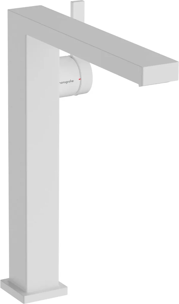 Hansgrohe Tecturis E, páková umývadlová batéria 240 Fine CoolStart EcoSmart+ s odtokovou garnitúrou Push-Open, biela matná, HAN-73070700