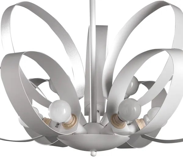 ONLI - Luster na reťazi SERENA 9xE14/6W/230V biela