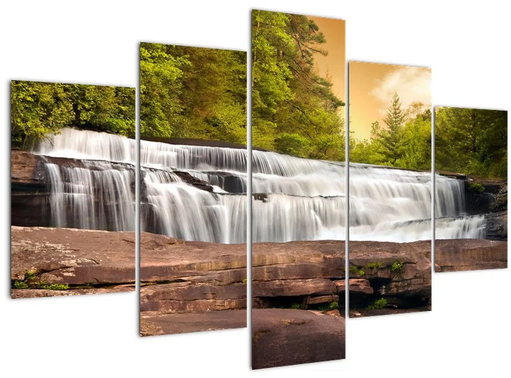 Obraz vodopádu (150x105 cm)