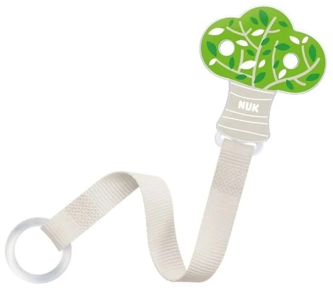 Stužka na cumlík NUK green